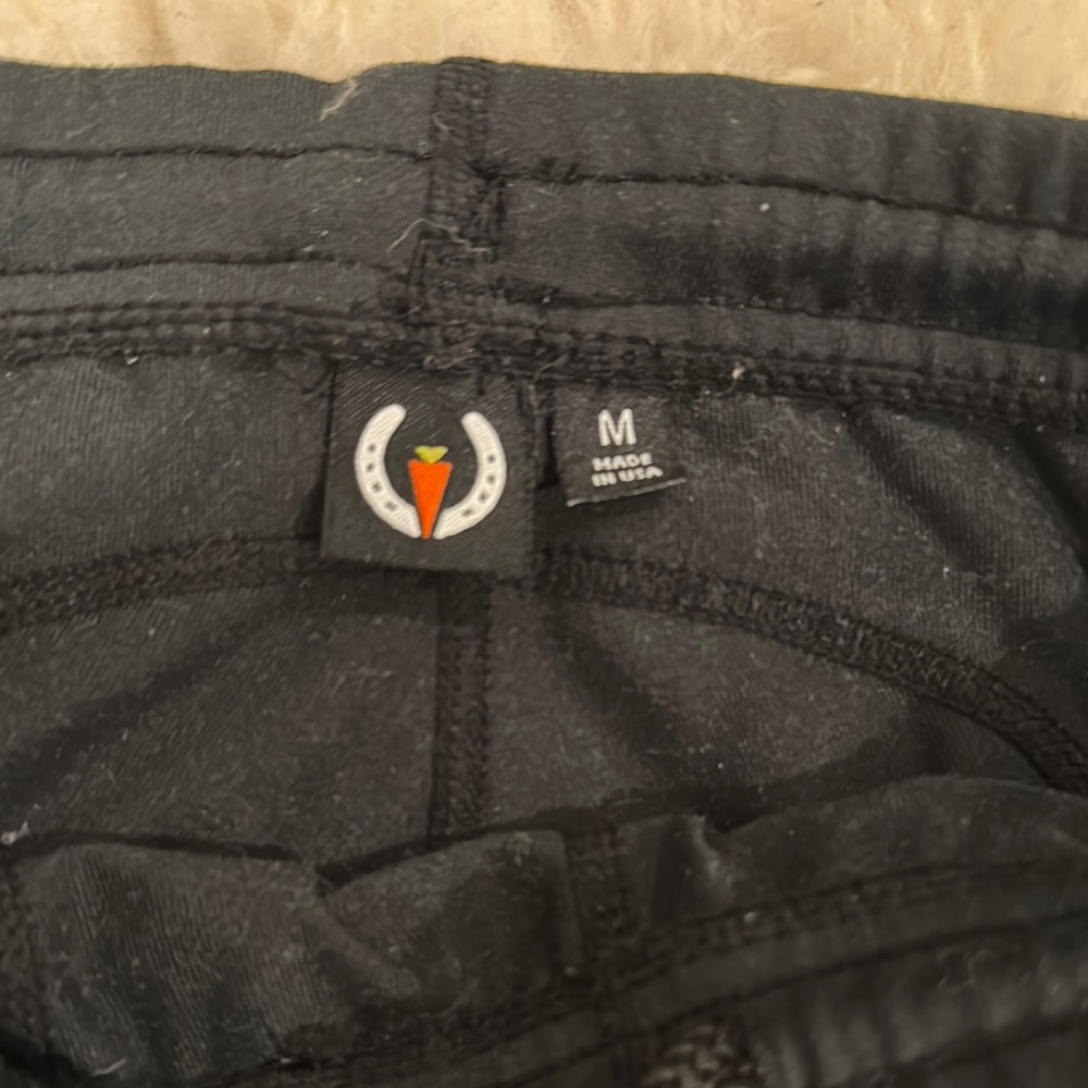 Kid Black Kerrits riding pant with drawstring, size: M - Picture 3 of 8